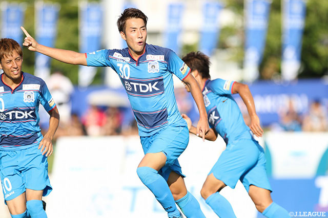 外山 凌（秋田）が53分に先制点を奪取！【明治安田Ｊ３ 第21節 秋田vs盛岡】