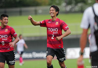 前半30分のCKを岡田 亮太（福島）が頭で軌道を変化させたボールがゴールに吸い込まれる！【明治安田Ｊ３ 第21節 福島vsC大23】