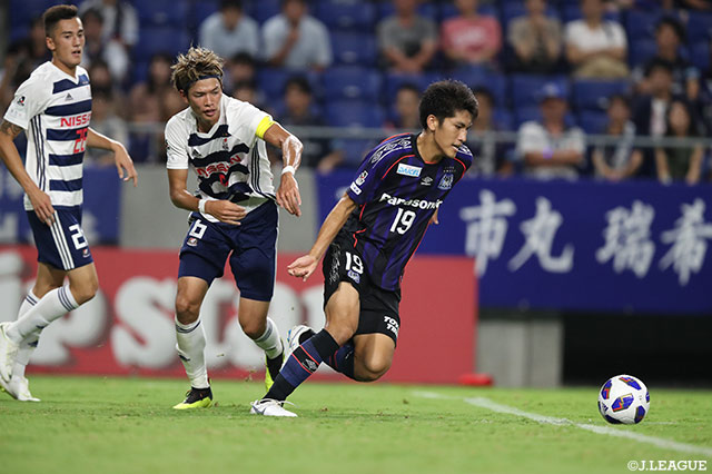 一美 和成（Ｇ大阪）が前線から積極的に仕掛ける！【ルヴァンカップ 準々決勝　第1戦 Ｇ大阪vs横浜FM】