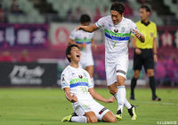 金子 大毅がGKとの1対1を冷静に沈め、湘南がすぐさま同点に追いつく！【ルヴァンカップ 準々決勝　第2戦 Ｃ大阪vs湘南】