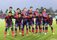 岡山のスターティングメンバー。前半戦の躍進を支えたイ ヨンジェ（#9）が3月25日の甲府戦以来の復帰を果たす【明治安田Ｊ２ 第32節 岡山vs千葉】