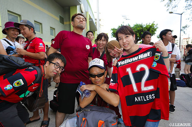 クラブ史上初のベスト4進出へ！熱いサポーターの皆さんが決戦の地「マカオ」まで駆け付けています！【ACL 準々決勝 第2戦 天津権健vs鹿島】