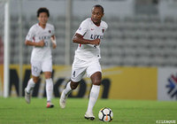 攻守にチームを支えてきたレオ シルバ（鹿島）だが、後半15分にイエローカードをもらってしまい準決勝に進出したとしても累積により出場停止に【ACL 準々決勝 第2戦 天津権健vs鹿島】