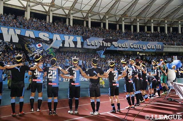 互いに攻撃的なサッカーを謳うチーム同士の一戦は、3点を奪った川崎Ｆに軍配が上がった【明治安田Ｊ１ 第27節 川崎Ｆvs名古屋】