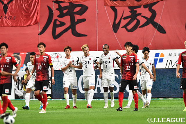 幾度となく相手ゴールを脅かした鈴木 優磨（鹿島/#9）は1ゴール1アシストの大活躍。自身初の二桁ゴールも達成【明治安田Ｊ１ 第27節 札幌vs鹿島】