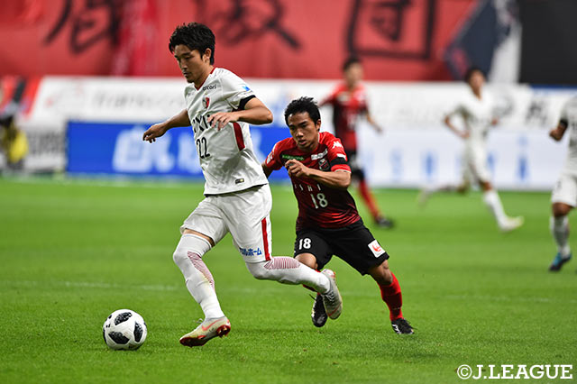 攻守にわたって存在感を示した西 大伍（鹿島）は豊富な運動量と身体を張ったプレーで無失点勝利に貢献した【明治安田Ｊ１ 第27節 札幌vs鹿島】