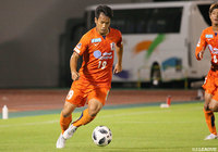 後半12分に先制点を決めた藤本 佳希(愛媛)【明治安田J2 第35節 愛媛vs千葉】