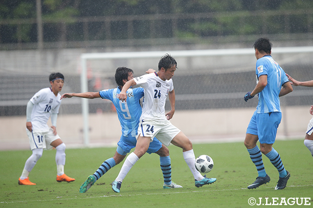 華麗なドリブルで相手を抜き去り、冷静にゴールへ流し込んだ前嶋 洋太（富山/#24）【明治安田Ｊ３ 第25節 YS横浜vs富山】