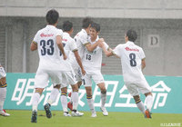 83分に待望の先制点を奪った久木田 紳吾(群馬/#13)。これが今季初ゴールとなった【明治安田J3 第25節 相模原vs群馬】