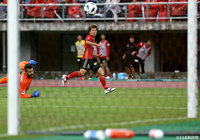 1点リードの後半ATに金子 昌広(金沢)が角度のないところから左足を振り抜き追加点を奪取!【明治安田J2 第35節 金沢vs岐阜】