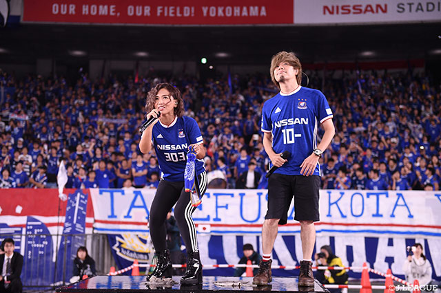 MINMIさんと10-FEETのTAKUMAさんが公式ハーフタイム応援ソング 