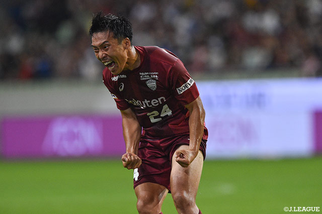 ウェリントンが頭でそらしたボールを三原 雅俊がダイレクトで合わせ、神戸がすぐさま同点に追いつく【明治安田Ｊ１ 第29節 神戸vs長崎】