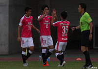 3試合ぶりにスタメン復帰を果たした米澤 令衣(C大23/#33)。起用に応える先制ゴールを獲得【明治安田J3 第26節 C大23vsYS横浜】