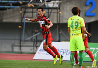 7試合ぶりの勝利を目指す熊本が前半早々のCKから先制！鈴木 翔登はこれがシーズン2得点目【明治安田Ｊ２ 第36節 熊本vs千葉】