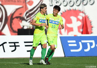 船山 貴之(千葉/#11)が前半45分に迎えたGKとの1対1を制し、同点に追いつく!【明治安田J2 第36節 熊本vs千葉】