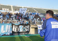 Ｊ１参入プレーオフ圏内を狙う横浜FCは、貴重な勝点3をゲット！アウェイの地まで駆けつけたサポーターと勝利を祝う【明治安田Ｊ２ 第37節 愛媛vs横浜FC】