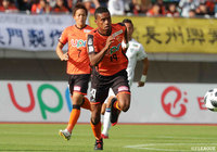 J2得点ランキング2位のオナイウ 阿道(山口)はこの日不発に終わった【明治安田J2 第37節 山口vs福岡】