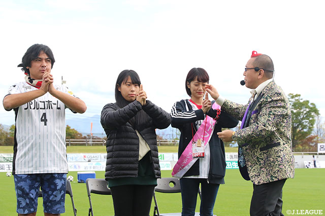 催眠術師・十文字幻斎さんに催眠術をかけられています！【明治安田Ｊ３ 第27節 盛岡vs富山】