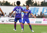 平岡 翼の2戦連続となるゴールが決まり、F東23が後半立ち上がりに先制点をゲット【明治安田Ｊ３ 第27節 F東23vs秋田】