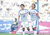 前回対戦時にハットトリックを記録した馬場 賢治（大分/#38）が32分に逆転となるゴールを決める！【明治安田Ｊ２ 第37節 町田vs大分】