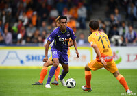 後半4分に投入されたティーラシン（広島）。清水ゴールをこじ開けることはできなかった【明治安田Ｊ１ 第30節 清水vs広島】