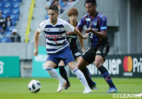 このところゴールを量産していたウーゴ　ヴィエイラ（横浜FM／＃7）だが、この日は不発に終わりチームの連勝も3でストップした【明治安田Ｊ１第30節Ｇ大阪vs横浜FM】