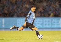 前半13分のPKを小林 悠(#11)が決めて、川崎Fが先制に成功【明治安田J1 第30節 川崎Fvs神戸】