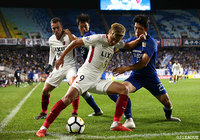 鈴木 優磨（鹿島）はこの試合、ゴールこそなかったものの前線で身体を張ったプレーで随所に貢献【ACL 準決勝　第2戦 水原三星vs鹿島】