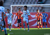 シュートのこぼれ球に朴 利基が詰め、琉球が失点直後に同点に追いつく【明治安田Ｊ３ 第29節 長野vs琉球】