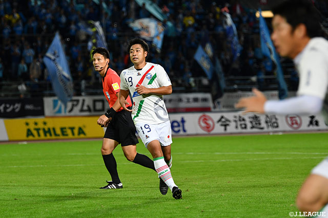 試合終盤のカウンターから同点弾を決めた土居 柊太（町田）【明治安田Ｊ２ 第35節 讃岐vs町田】