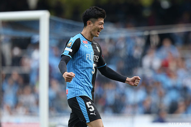 CKのチャンスにキッカーは中村 憲剛。ニアへ鋭いクロスを送ると谷口 彰悟が合わせ川崎Ｆが追加点を奪う【明治安田Ｊ１ 第31節 川崎Ｆvs柏】