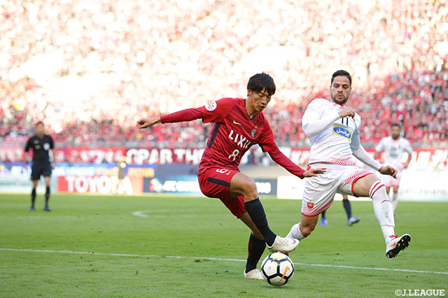 先制点をアシストした土居 聖真（鹿島）は80分までプレー【ACL 決勝　第1戦 鹿島vsペルセポリス】