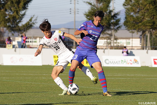 矢島 輝一（F東23）は75分に先制点を奪い、87分までプレーした【明治安田Ｊ３ 第30節 盛岡vsF東23】