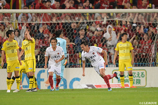 逆転弾を奪った山口 一真（鹿島/#19）が感情を爆発させる！【明治安田Ｊ１ 第32節 柏vs鹿島】