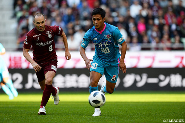 途中出場の小野 裕二（鳥栖）がスピードに乗ったドリブルで前線にボールを運ぶ！【明治安田Ｊ１ 第32節 神戸vs鳥栖】