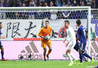 A代表デビューとなったGKのシュミット ダニエル(仙台)。後半も無失点に抑えることができるか【国際親善試合 日本vsベネズエラ】
