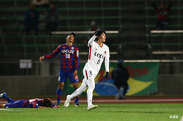 後半31分、カウンターから土居 聖真が先制点を奪取！鹿島が苦しみながらも先制に成功する【天皇杯 準々決勝 鹿島vs甲府】