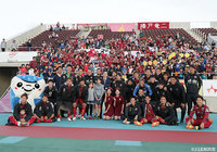 琉球は今季のホーム戦を1試合も落とすことなく、最終戦も大勝で締めくくった【明治安田Ｊ３ 第33節 琉球vs相模原】