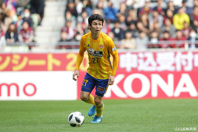 Ｊ１通算100試合出場を達成した大岩 一貴（仙台）【明治安田Ｊ１ 第34節 神戸vs仙台】