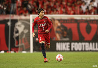 公式戦約2ヵ月ぶりにスタメン復帰を果たした内田 篤人（鹿島）。右サイドから鋭いクロスを供給するなど攻守に存在感を発揮【天皇杯 準決勝 浦和vs鹿島】