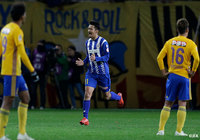 32分、44分に阪野 豊史が得点を奪い、山形が1点差に詰め寄る!【天皇杯 準決勝 仙台vs山形】