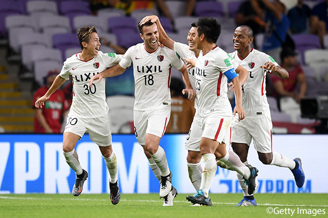 後半24分のPKをセルジーニョ（鹿島/#18）がきっちり沈め、逆転に成功！【FIFAクラブワールドカップ UAE 2018 準々決勝 鹿島vsグアダラハラ】