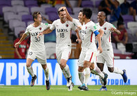 後半24分のPKをセルジーニョ(鹿島/#18)がきっちり沈め、逆転に成功!【FIFAクラブワールドカップ UAE 2018 準々決勝 鹿島vsグアダラハラ】