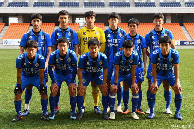 蔚山現代ＦＣのスターティングメンバー【JINYC GS 第2節 ウルヴァーハンプトンＦＣvs蔚山現代ＦＣ】