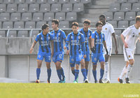 チャン シヨンのゴールが決まり、蔚山現代FCが前半終了間際に先制【JINYC GS 第2節 ウルヴァーハンプトンFCvs蔚山現代FC】