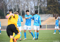 ジョン ソンホ（#18）のPKが決勝点に。3得点を奪った浦項は7位で大会を終えた【JINYC 7位決定戦 ウルヴァーハンプトンＦＣvs浦項】