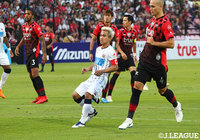 先発出場のチャナティップは1ゴールを奪い母国のファンを沸かせた【アジアチャレンジinタイ バンコクUvs札幌】