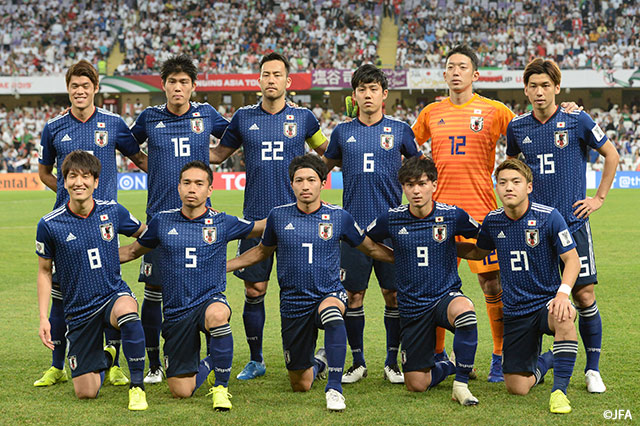 日本のスターティングメンバー【AFC アジアカップ UAE 2019 準決勝 イランvs日本】