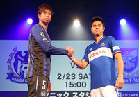 三浦 弦太（Ｇ大阪）とティーラトン（横浜FM）【２０１９Ｊリーグキックオフカンファレンス】