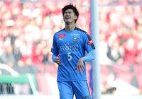 FKのチャンスから最後は谷口 彰悟（川崎Ｆ/#5）が合わせネットを揺らすも、オフサイドの判定でゴールならず【FUJI XEROX SUPER CUP 2019】